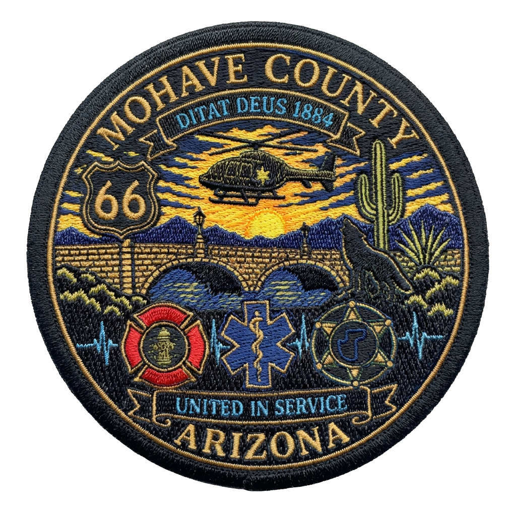 Mohave County Embroidered Patch